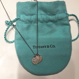 Return To Tiffany Double Heart Pendant